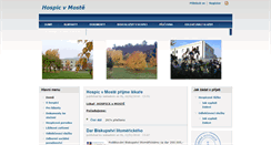 Desktop Screenshot of hospic-most.cz